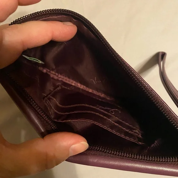 Vera Bradley Purple and Pink Clutch Wristlet - Picture 3 of 5